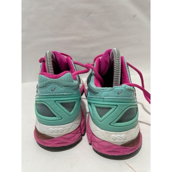 Asics sneakers WOMENS Gel Kayano 22 Size US 8.5 running low top Aqua Glow Pink - Picture 3 of 6